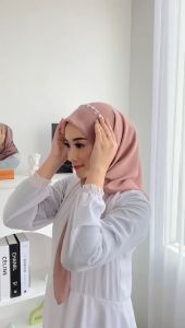 Elviza - Segiempat Square Payet Pearly/Segi empat Payet 60 Warna/ Hijab payet daun & mutiara 2024