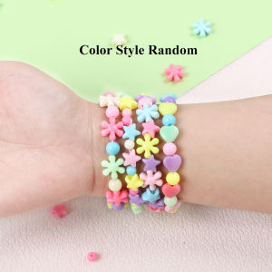 5/10/20Pcs Multicolor Random Bracelets DIY Beaded Bracelets Jewelry for Kids Birthday Party Favor Christmas Children Gifts