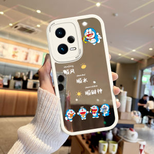 Mirror Cat Machine Soft Silicone Protective Case for Xiaomi Redmi Note15 12T pro 10/11 R Womens Cartoon Design Anti-Fall