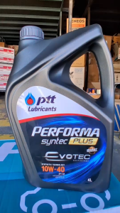 ปตท PTT PERFORMA SYNTEC PLUS EVOTEC 10W-40 4ลิตร น้ำมันกึ่งสังเคราะห์ เบนซิน
