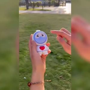 พัดลมพา พัดลมคล้อง การ์ตูนหมอ พัดลมเล็ก มินิ USB ชาร์จ แขวนคอ พัดลม ไร้ใบพัด