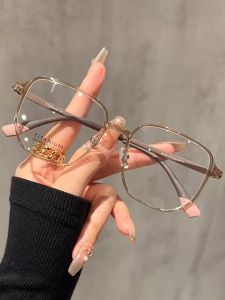Kacamata Komputer Anti-Radiasi Kerangka Besar Cocok Untuk Gadis Kacamata Hitam