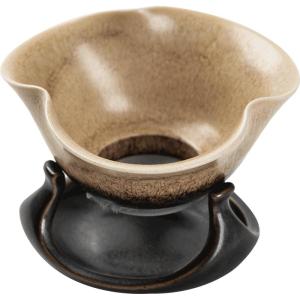 XIYUANJI | Ceramic Lotus Leaf Style Integrated Tea Strainer