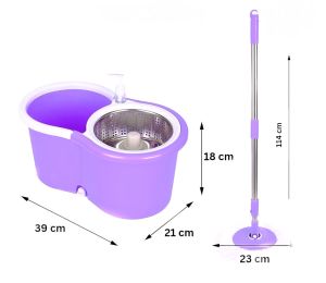Pel Lantai Putar / Magic Spin Mop Stainles