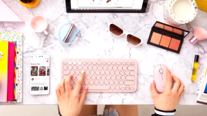 Bàn phím không dây Bluetooth Logitech K580 - kết nối 2 thiết bị pin 2 năm mảnh gọn phù hợp PC/ iPad/ Điện thoại