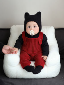 Autumn New Knitted Romper Jumpsuit Set