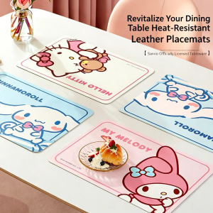 Sanrio | Sanrio Placemats Tablecloths Thermal Insulation Household Waterproof And Oil Resistant Placemats Bowl Mats And Heat-Resistant Ta