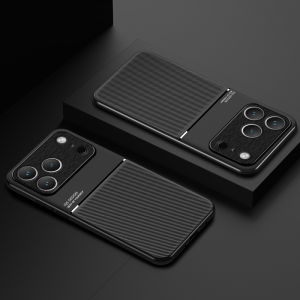 szhaiyu | For Magsafe Leather Magnetic Phone Case for IPhone 17 Air 16 Plus 15 14 13 12 11 Pro Max Wireless Charging Shockproof Back Cover