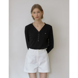 PIAOYA | Quần Short Culottes Cao Waist A-Shape Slim