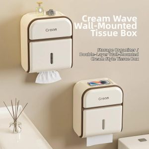 ZHENTAIYUAN | Wall-Mounted Drill-Free Waterproof Toilet Paper Dispenser