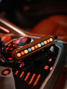 Creative Double Number Plate Parking Decoration Cute Rotatable Car Interior Accessories for Women High-End Decoration