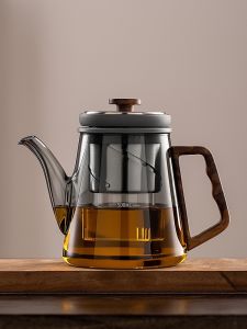 Elegant Glass Tea Set Office Use Tea Brewing Device Inner Tank Separation High End Tea Maker Spiral Cup Heat Resistant Glass