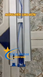 Combo 2 cái máng đèn tuýp 0.6m & 1m2 đơn nhôm sơn tĩnh điện đui xoay đước 180 độ độ bền cao