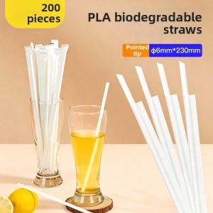 TEMEIJU | PLA Eco-friendly Biodegradable Straws 100 Pieces