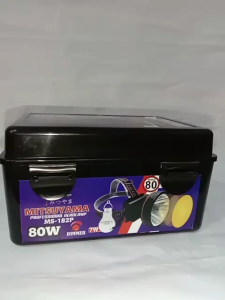 ms 182 p Senter Kepala Dimmer 80 Watt Cahaya PUTIH Jarak Jauh Free Bohlam