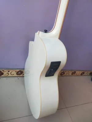 gitar akustik paket komplit elektrik tuner lc dobel run