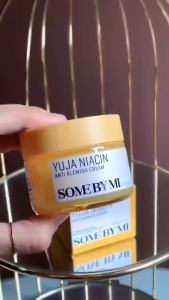SOME BY MI YUJA NIACIN ANTI BLEMISH CREAM Yuja Niacin Brightening Gel Cream Fade Blemish Post‑Acne Mark Hydrating Facial Moisturizer 60ml