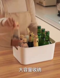 ●SG Stock● Multi-purpose Organizer Storage Box for Bakeware Cake Pans Baking Tools Molds Cookware Detergent Bottle Can Plate Pot Lid Kitchen Paper Towel Plastic Wrap and Baking Pan | Pots Holders | Pans Holders | Cabinet Storage Box