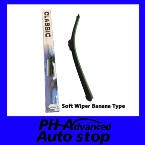 CAR WIPER BLADE BANANA TYPE U-HOOK SIZE 24" INCHES (01 Piece)