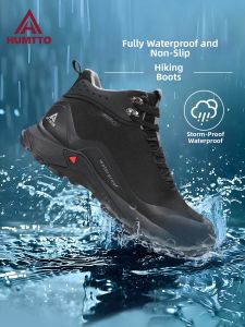 HUMTTO | Waterproof Slip-resistant High-top Hiking Shoes