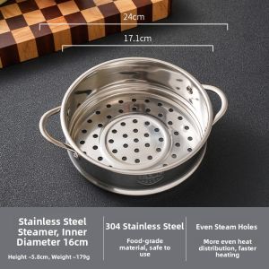 SHELI | Stainless Steel Steamer Basket for Home Use