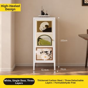 Retro Style Luxury Storage Cabinet Large Capacity
