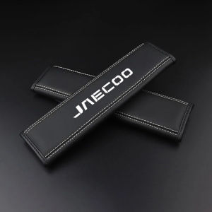 2Pcs For Chery Jaecoo J7 J8 2023 2024 2025 Nappa Car Leather Seat Belt Covers Styling Interior Car Accessories