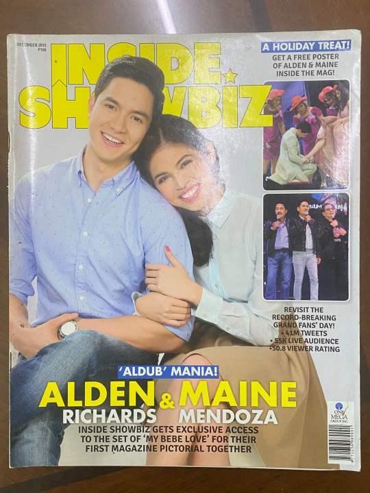 Inside Showbiz Philippines Magazine - Exclusive Maine Mendoza & Alden ...