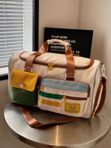 Túi Du Lịch Dung Tích Lớn Dễ Thương Cho Nữ Túi Tập Thể Dục Túi Đi Ngắn Ngày Túi Du Lịch Có Tay Cầm Túi Du Lịch Oxford Quần Áo