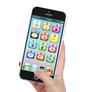 Children Simulation Phone Baby Musical Mobile Vocal Toy English Learning Cellphone with Light Sound Early Educational Toys