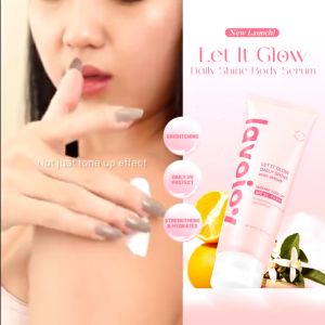 LAVOJOY Let It Glow Body Series | Body Serum Skin Brightening | Body Serum Instant Tone Up SPF 20 PA++ | Body Wash Skin Brightening