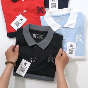 Áo Thun Polo Nam KSM Store Tay Ngắn có cổ bẻ phối màu vải Cotton dày mịn đẹp PL738