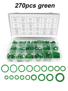 270Pcs O-Type Sealing Rubber Ring Automotive Air-Conditioning Compression Confidential Seal Maintenance Rubber Accessories