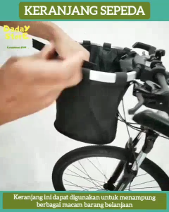 Demount basket belanja tas depan keranjang sepeda MTB MS