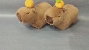 Boneka Capybara Buah Bisa Muter Animal Capybara With Fruit  Buah Muter