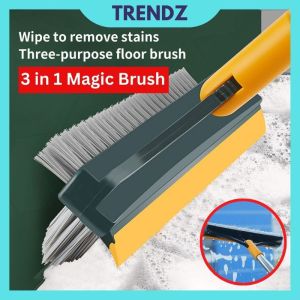 3 in 1 Magic Broom Floor Brush Cleaning Brush Penyapu Lantai Penyapu Magic Bathroom Brush