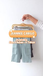 Little Me - Celana Cargo Anak Perempuan Jennie Usia 6 Bulan - 8 Tahun