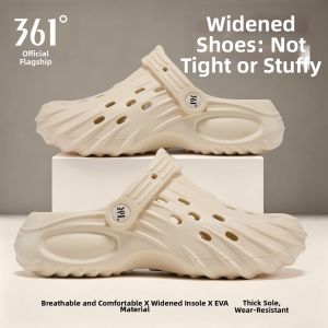 361° | Summer Wide-fit High Instep Breathable Clogs Indoor Outdoor Slip-on
