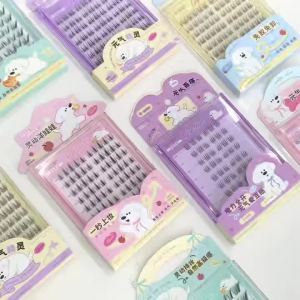 gege bear | Gege Bear Vitality Versatile Non Glue False Eyelash (Thick Natural Hybrid) Big Eyes Korean Non Glue Eyelash