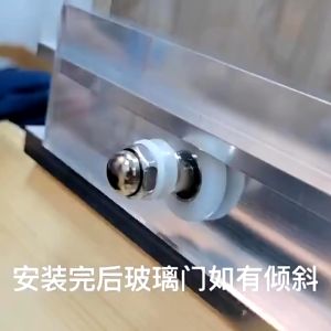 2pcs 25mm Roda Pintu Kamar Mandi Kuningan Sliding Roda Shower Box Jepit Roda Katrol Pengganti Untuk Pintu Shower