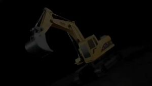 Đồ Chơi Máy Xúc RC Chạy Điện Có Đèn & Âm Thanh Xe Kỹ Thuật Điều Khiển Từ Xa Dành Cho Trẻ Em Bé Trai Quà Tặng Trẻ Em