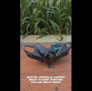 Batok kepala depan BEAT FI ESP stater halus 2014-2015 HITAM - Lazada