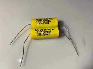 Combo 2 tụ phân tần loa 15uF /250v hinh trụ loại tốt