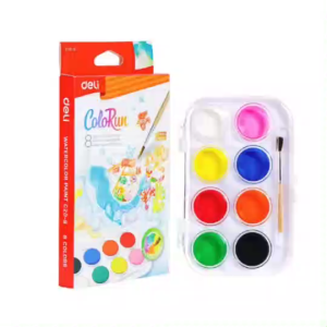 สีน้ำ สีน้ำแบบก้อน Deli ColoRun