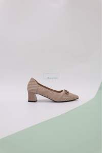 Brevinni Coral Women Block Heels || Sepatu Rajut Tapak Block Wanita