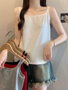 QIAOCHENXIAN | Cotton Loose-Fit Tank Top for Plus Size Women