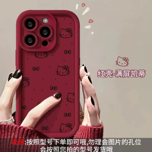 Kitty Cat Rotating Mirror Stand Holder Full Cover for  16Promax Huawei Mate60Pro Cute Pura70 Womens OPPO Reno12 Vivos19 Soft Phone Case