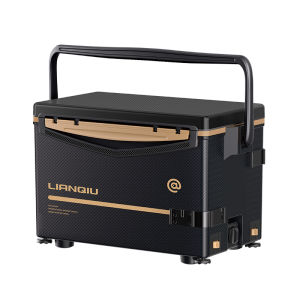 LIANQIU | Complete Large Fish Fishing Tackle Box Seatable Lightweight Rigid