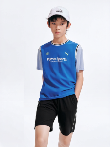 PUMA | Sport Vest Shorts Set Sleeveless T-shirt For Kids
