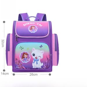 Dinosaur Themed Large Capacity School Bags for Primary School Boys And Girls Age 6 to 12 Years Old Kids Book Bags